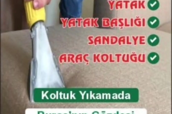 Buharlı koltuk yıkama Bursa